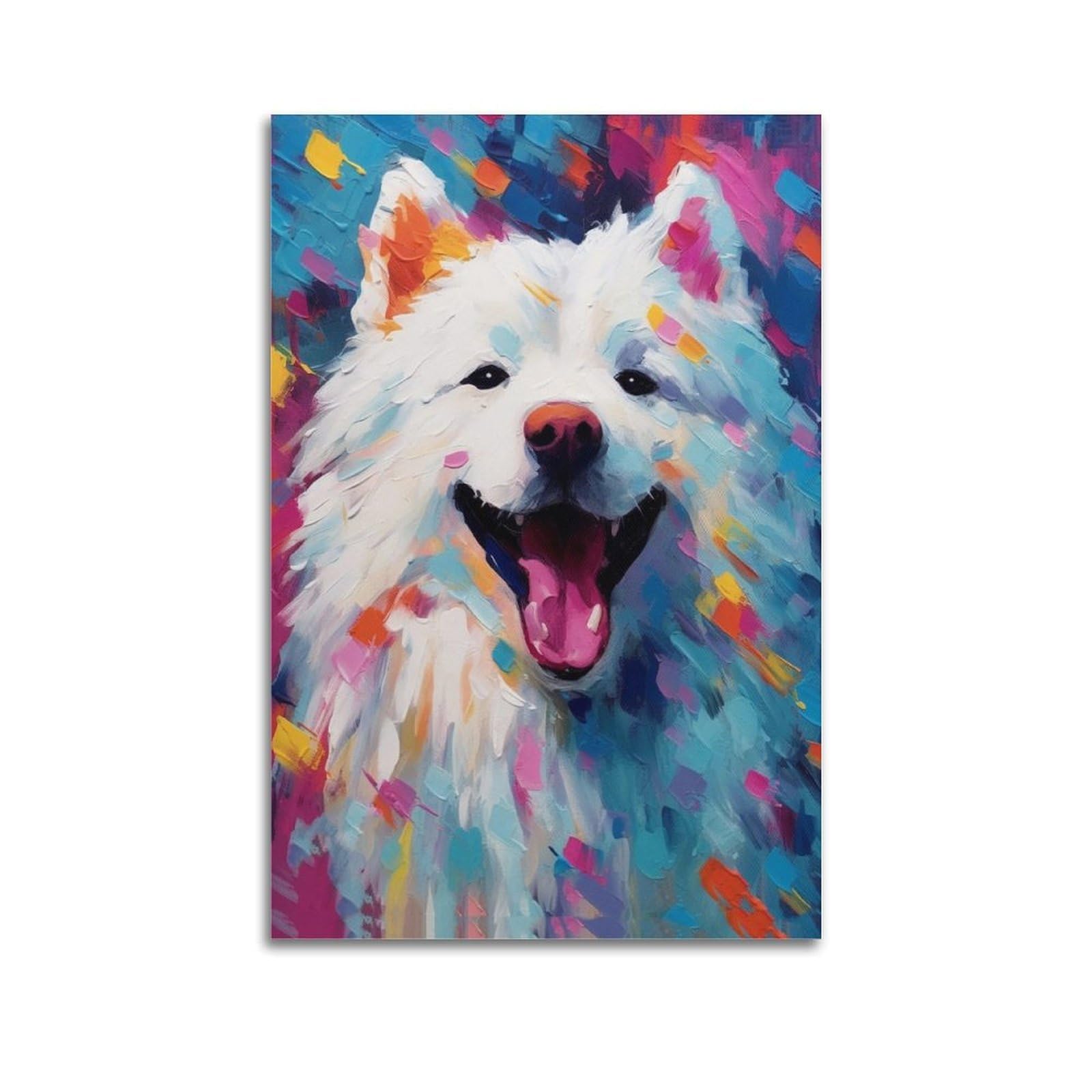 Affiche samoyède mignon pour décorer une chambre à coucher cocooning - 6