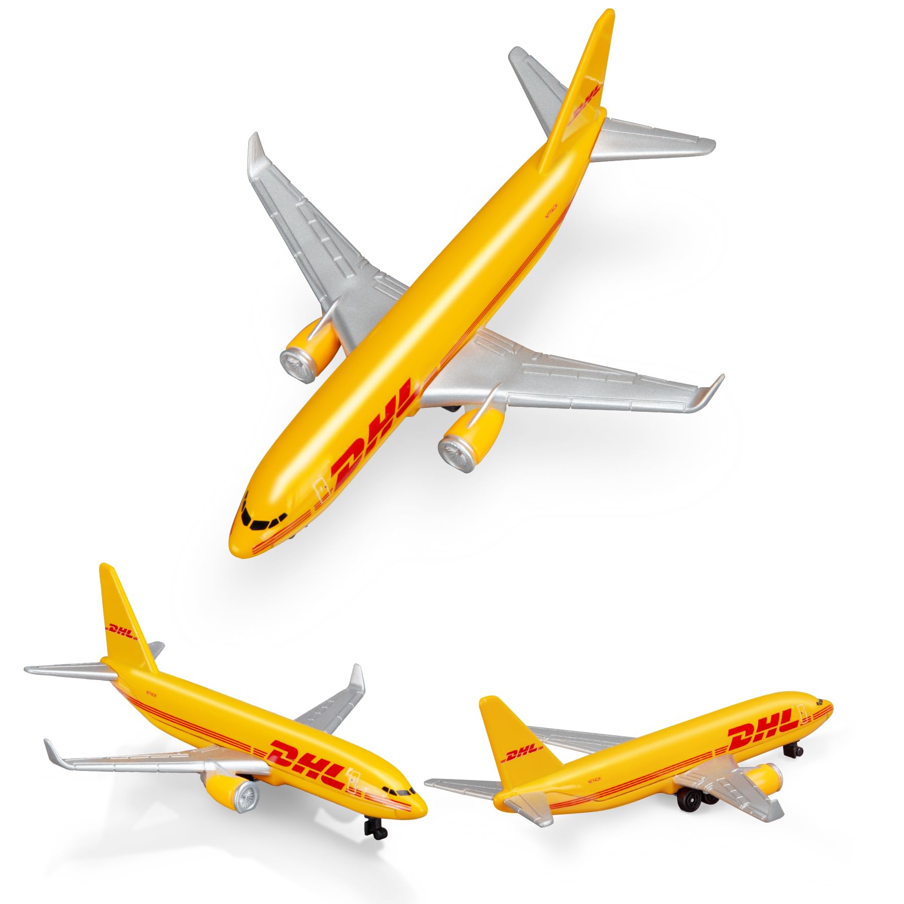 Sky Trek Model Airplanes DHL 757 Airplane Airlines Plane Aircraft Model for Display Collection