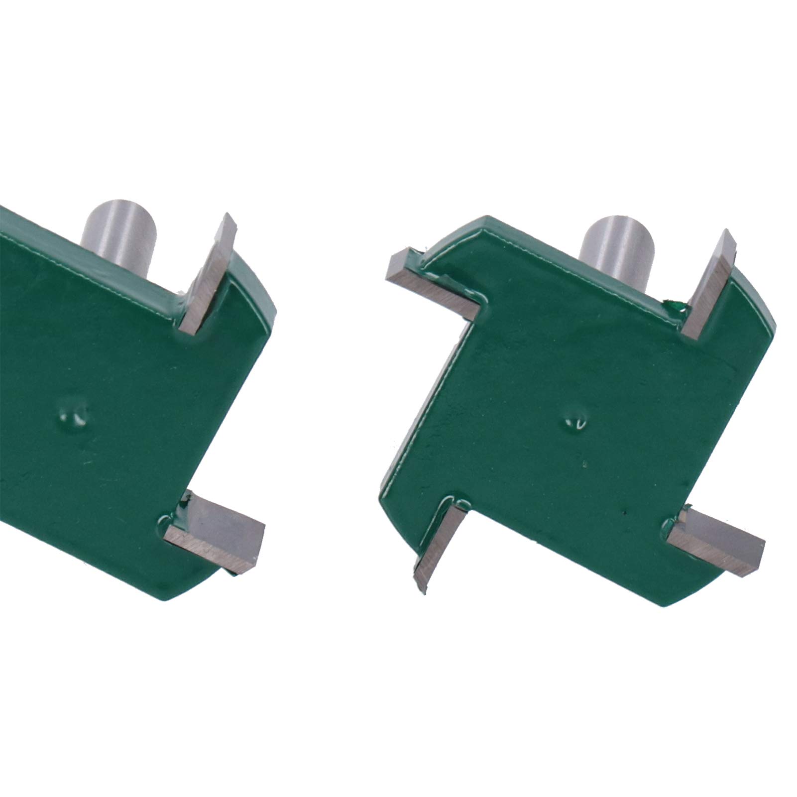 Fresa for legno con scanalatura a T in carburo YG6 | Verde Nero 4 pezzi 4 flauto Dimensioni multiple Gambo da 6 mm: lavorazione del legno CNC