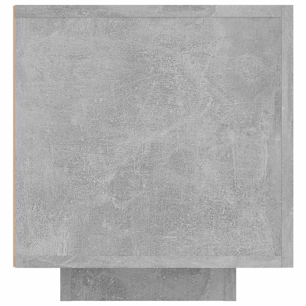 vidaXL Mobile Porta TV con Luci LED Grigio Cemento 160x35x40 cm