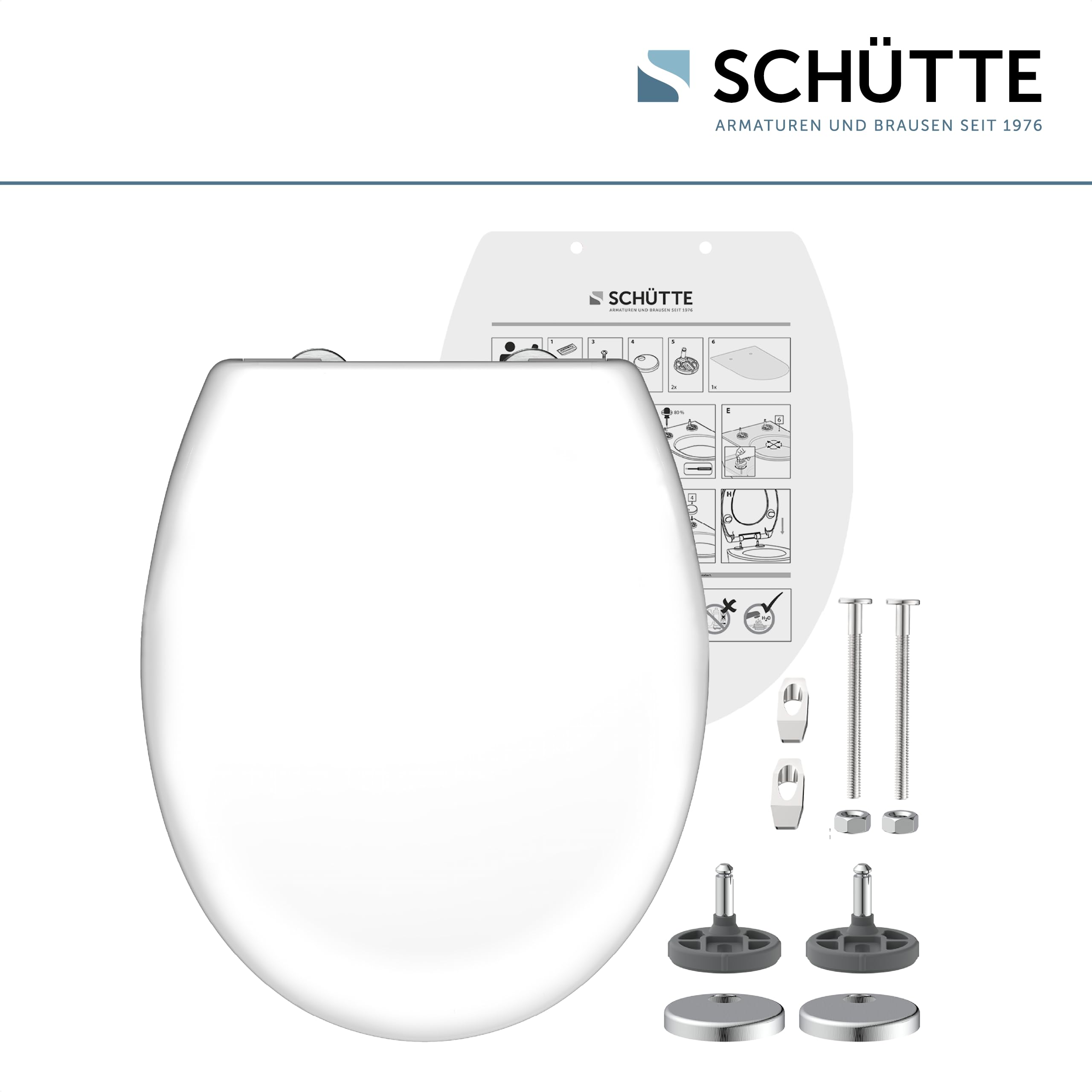 SCHÜTTE Sedile WC con abbassamento automatico