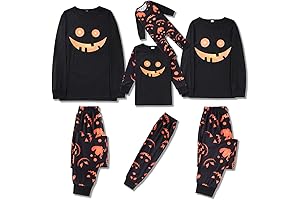 Matching Halloween Ghost Family Pajamas for Festive Family Moments