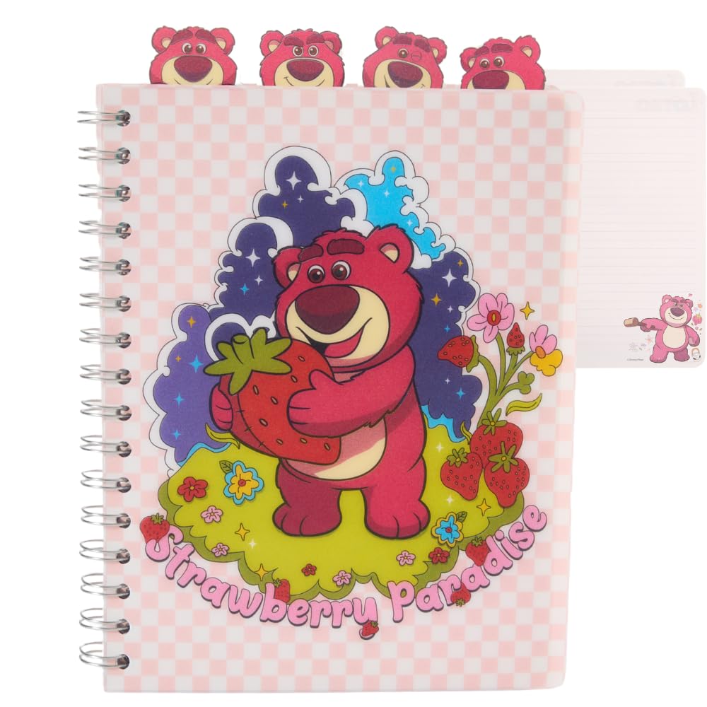 Innovative Designs Disney Pixar Toy Story Tab Journal Notebook, Spiral Bound, 96 Lined Pages, 8 x 7 inches