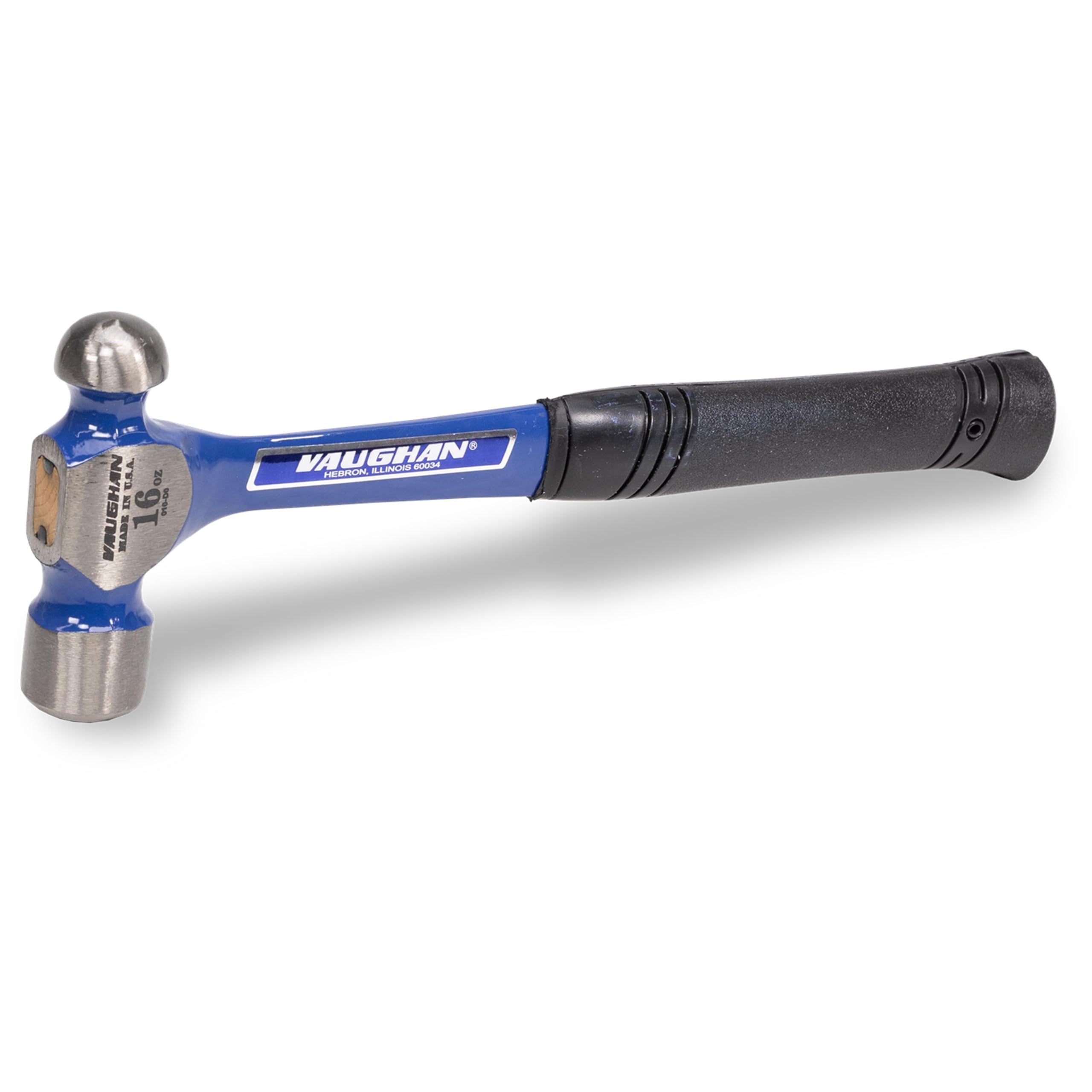 VAUGHAN Ball Pein Hammer, 16 oz, Steel handle, American high carbon steel, R016, VN16371