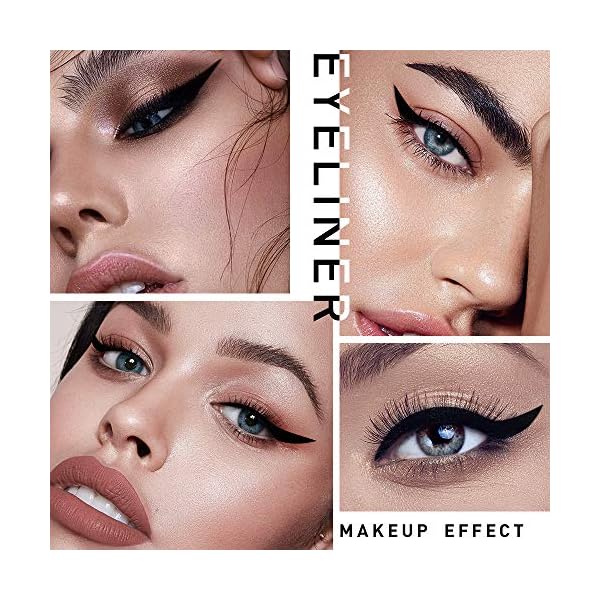 VANTICA Eyeliner stamp 2 Pack Black Liquid Eyeliner Winged Pencil Cat Wingliner Eye liners Pen for Women,Easy to use,Long Lasting,Smudge-proof, No Dipping