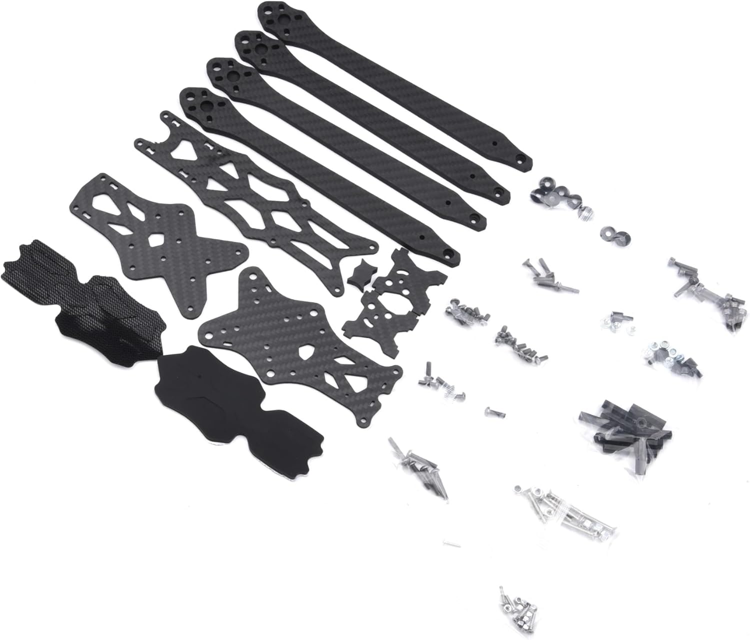 HD5/HD7/HD8/HD9 Carbon Quadcopter Frame Kit 5.5mm Arm Fit for FPV RC Racing Freestyle(9inch with Accessory)