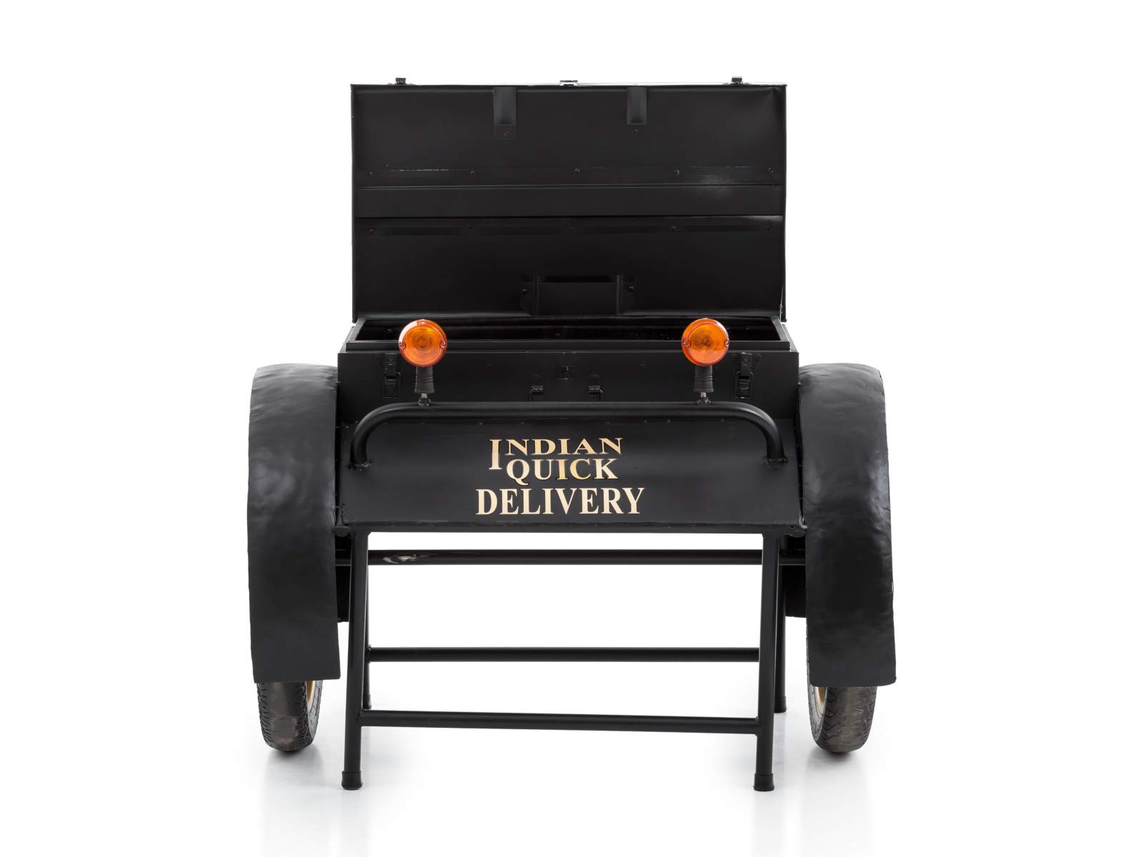 Woodkings® Bar Delivery Car Vintage Design Bartisch Barregal Barschrank Beistelltisch Weinregal Herrenzimmer Büro Partykeller