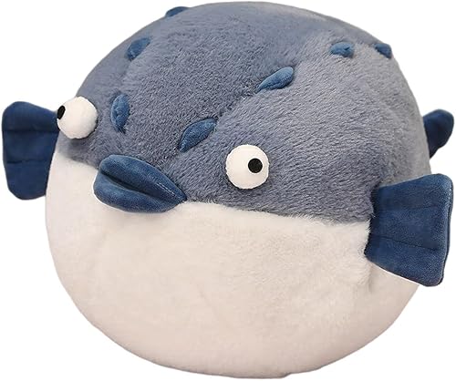 Miniatura 4 de Colaxi Juguetes de peluche de pez globo de cocodrilo, bonito regalo de Navidad, cojín de felpa de pez acolchado, juguete de peluche para Halloween,