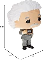 Vista 6 de POP Icons: World History - Figura de vinilo de Albert Einstein Funko (incluye funda protectora de caja compatible), multicolor, 3.75 pulgadas