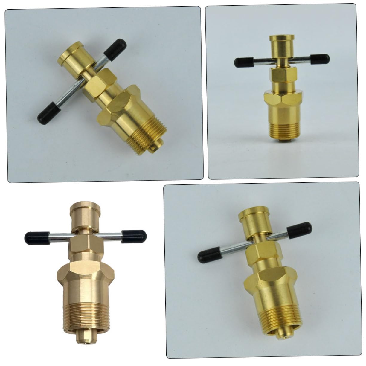HEALLILY 3pcs Plumbing Tool Kit Compression Sleeve Puller Ferrule Removal Tool Angle Stop Extractor Easy to Use