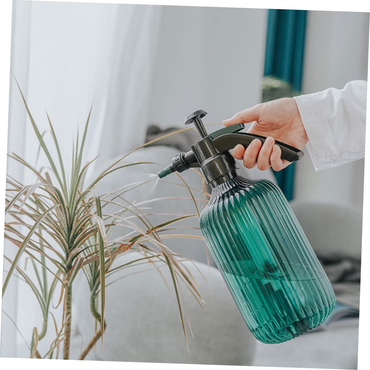 2 Ensembles Pulvérisateur Aluminium Petit Usine Vaporisateur L'arrosage Peut À L'intérieur Arrosoir De Jardin Pot À Arrosage Portable Plastique Vert Couleur Aléatoire 2 Pièces * 2