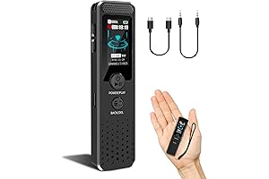 128GB Voice Activated Audio Recorder