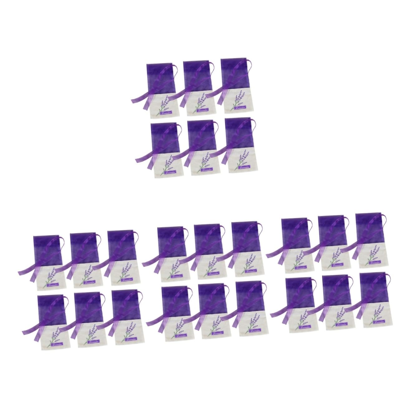 TOPBATHY 120pezzi Sacchetti Profumati Lavanda Sacchetti Vuoti Con Stampa Floreale Per Conservare Erbe Aromatiche e Decorare Stile Profondo