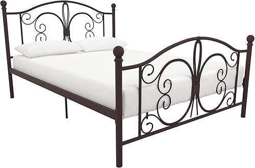 Miniatura 13 de DHP Bombay - Cama de metal Blanco,bronce