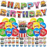 42 piezas Set de decoración de globos para cumpleaños con
