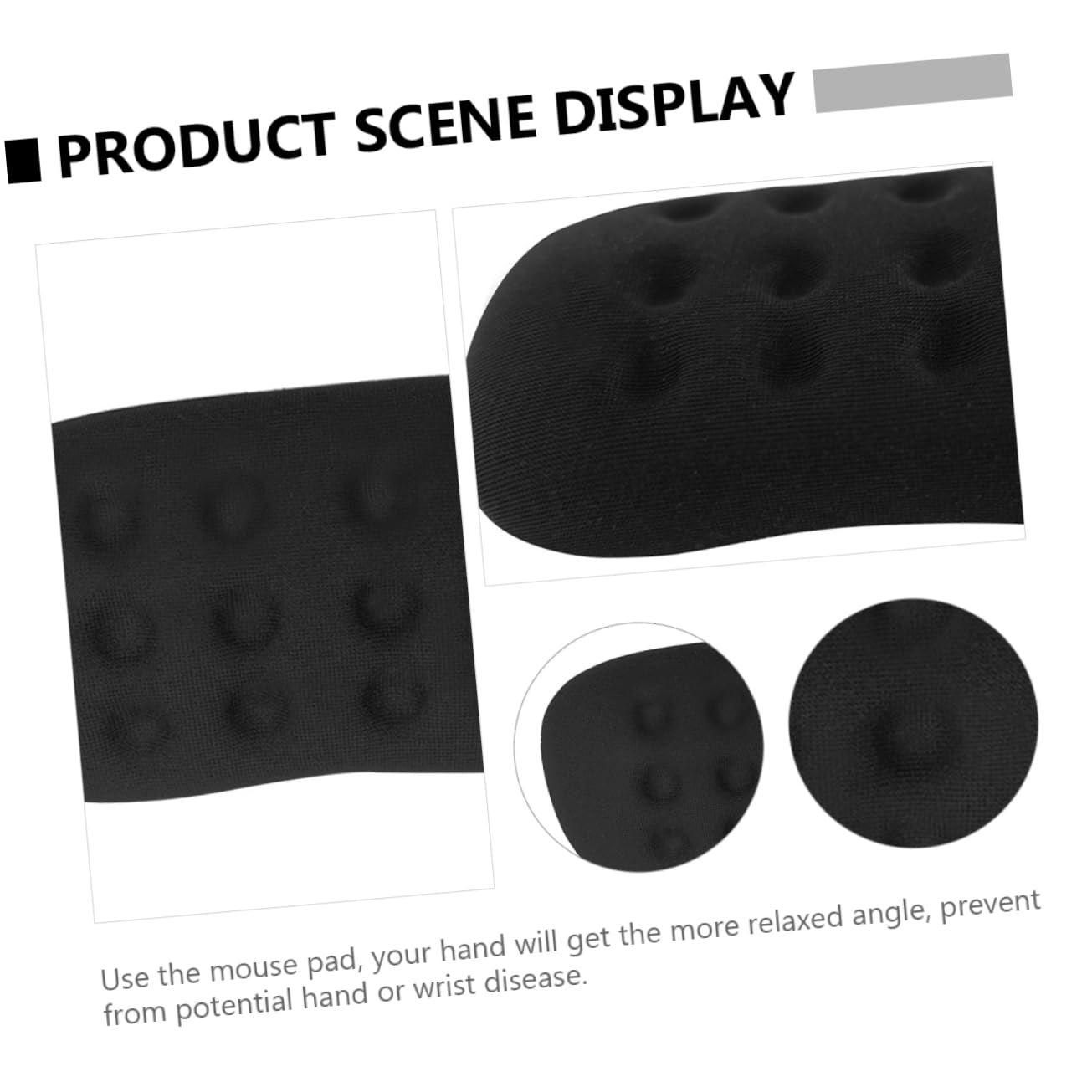 NUOBESTY 3stücke Ergonomische Handgelenkauflage Für Tastatur Und Atmungsaktive Rutschfeste Gel-oberfläche Mit Komfort-design Für Büro Und Gaming Zur Vermeidung Von