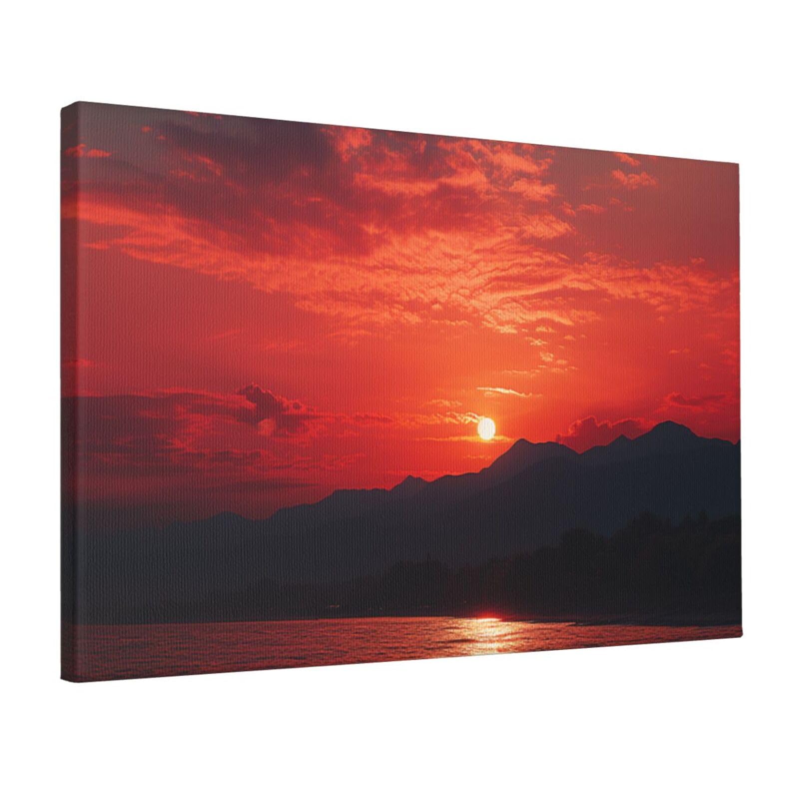 Impression sur toile paysage flamboyant affiche moderne haute définition - 8