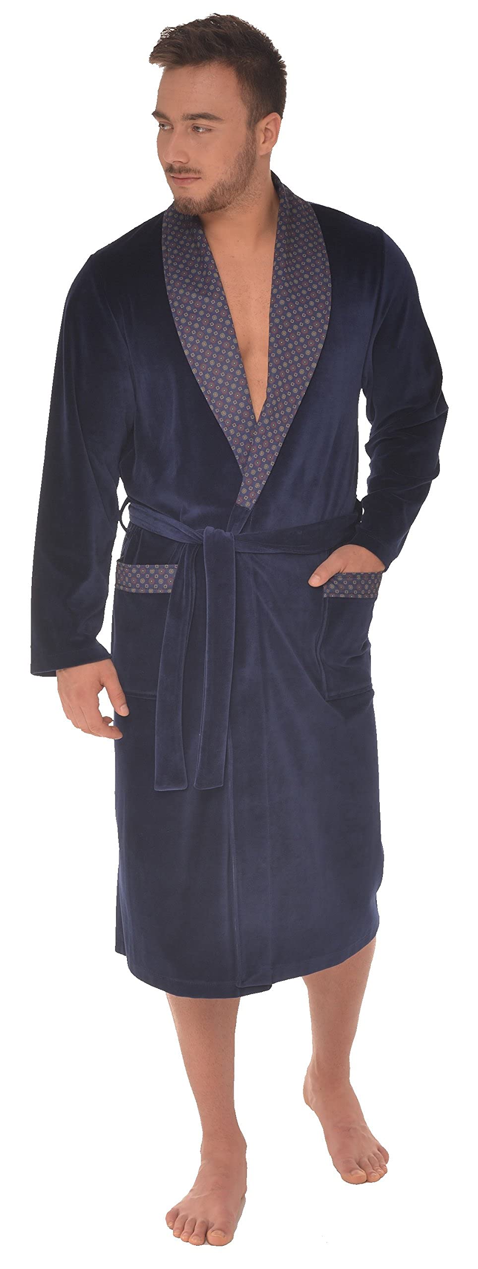 Revise Elegante Vestaglia Uomo - Comodo e Resistente – Velluto RE-101