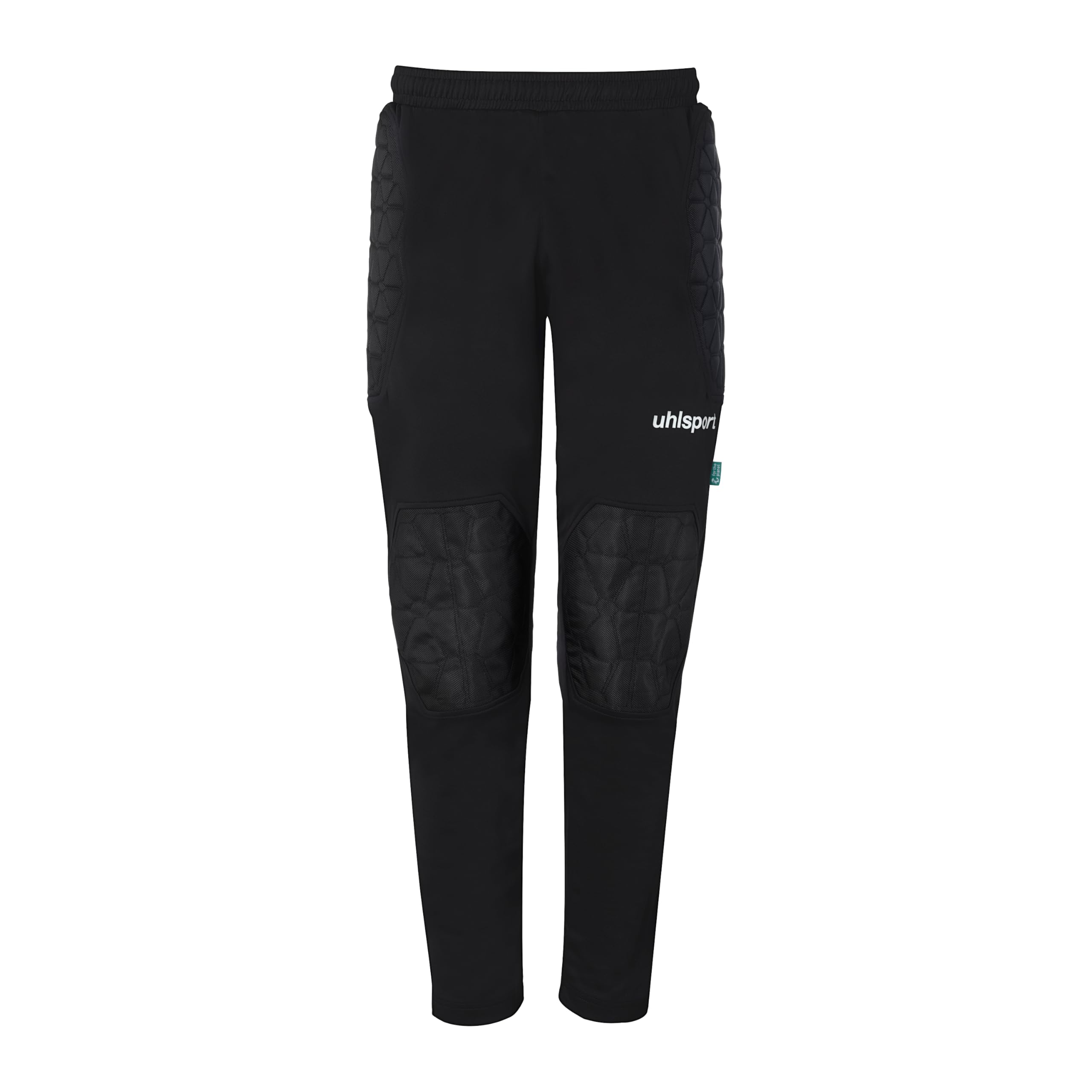 uhlsport Anatomic Kevlar Pantalones de Portero: Pantalones de Portero de fútbol con Acolchado en Rodillas y Caderas, Resistentes a la abrasión, con Cintura elástica y cordón Ajustable
