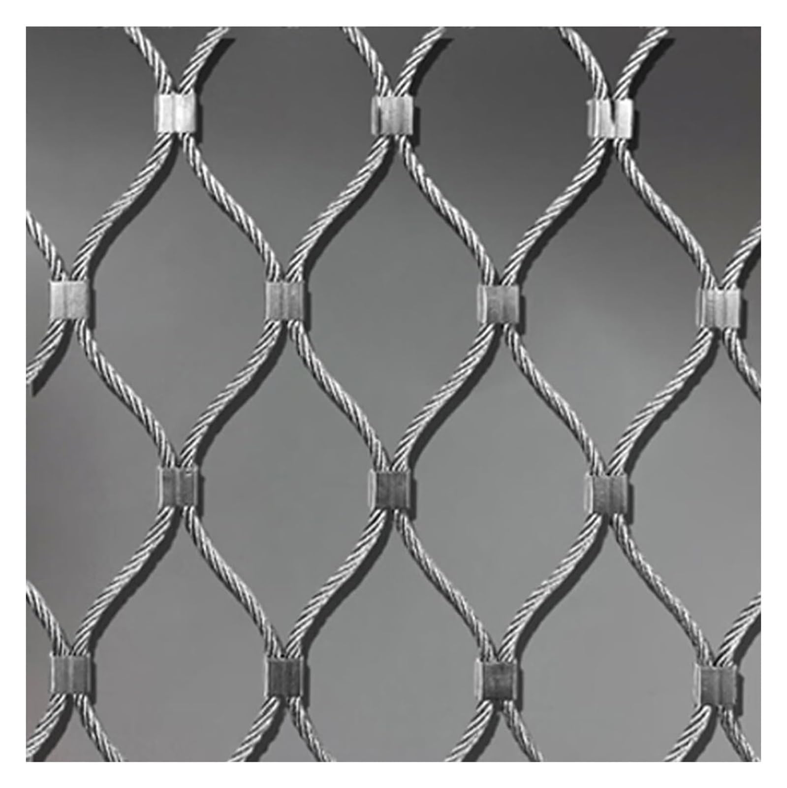 Filet pour cages d'animaux flexible de 4x4m pour sécuriser la cour