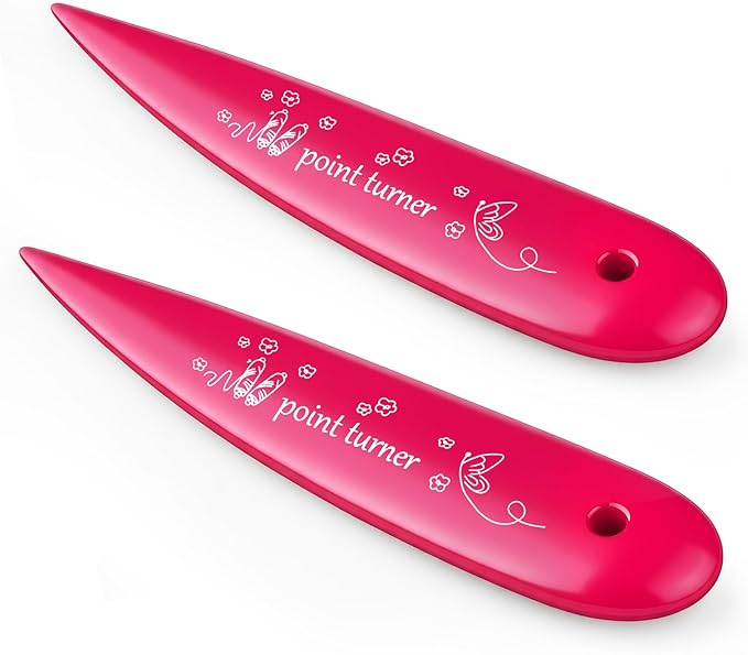 Amazon.com: Affrolling 2 Pcs Point Turner Sewing Tool Pink Seam Creaser ...