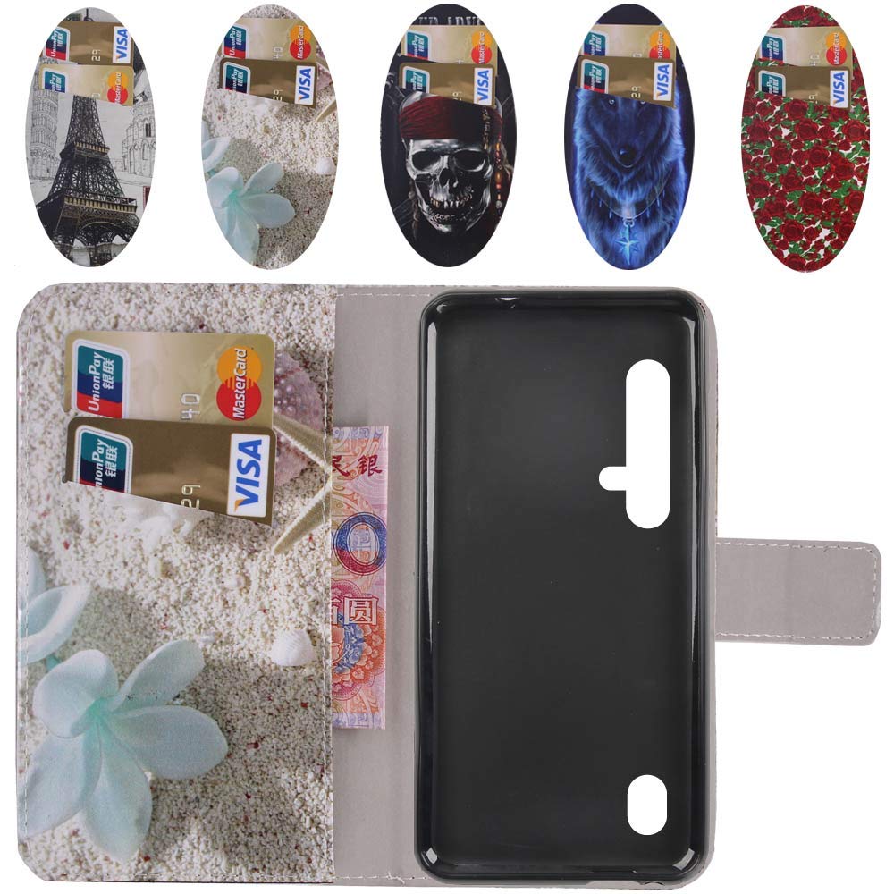 Custodia Porta Fogli In Pelle Per Blackview A80 PRO | Cover A Libro Con Tasche E Supporto, Fiori Rosa