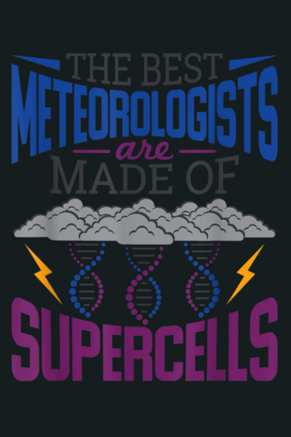 Meteorologist Supercells Storm Cloud Weather Meteorology: Notebook Planner - 6x9 inch Daily Planner Journal, To Do List Notebook, Daily Organizer, 114 Pages