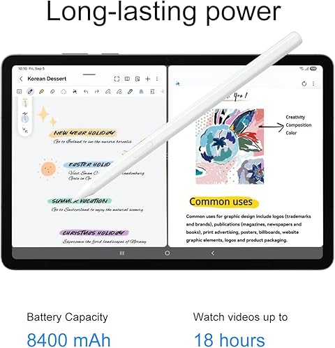 Miniatura 5 de Samsung Galaxy Tab S11 AI Tablet, 11" 120Hz AMOLED 2X, 256GB de almacenamiento (128GB+128GB SD Card), 12GB RAM, S Pen, 2K+ pantalla táctil,