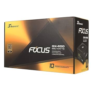 Seasonic FOCUS GOLD SSR-650FX 新品 Seasonic Focus GX-650 | 650W | 80+ Gold | Full-Modular | ATX