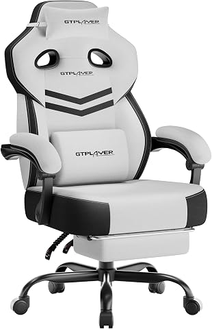 GTPLAYER Gaming Stuhl Stoff, Bürostuhl