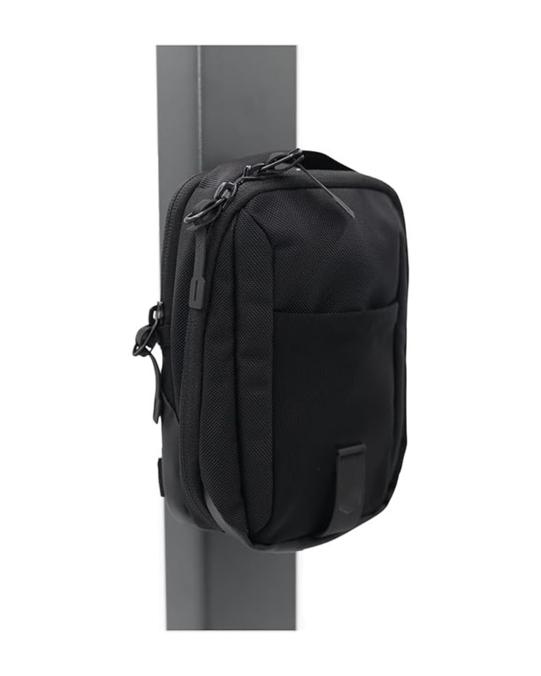 urbanpanthers Black Crossbody Bag Sling Chest Bag for Men and Women | Magnetic Gym Bag for Gym, Travel, Work, and Sports | Keep Your Items Off the Dirty Gym Floor with Magnetic Attachment-picture-53