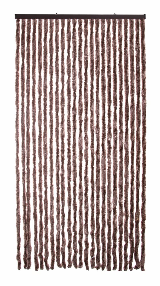 Verdelook Braun Sonnenvorhang Chenille 100X220 Cm, ,Fäden: 23