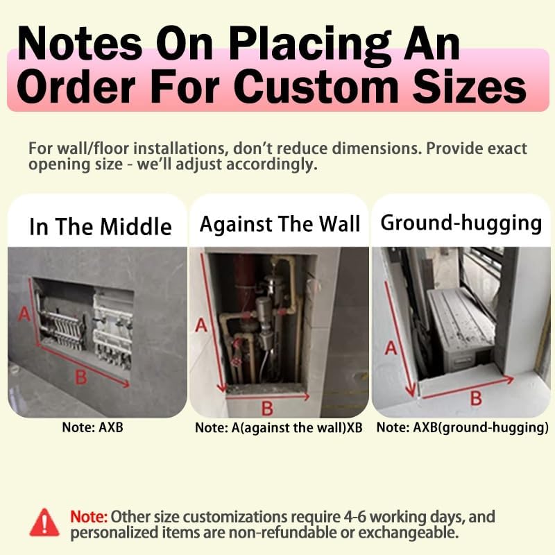 LZMZMQ 8x8/ 16x16/ 24x24in Access Panel Flush-Mounted, Plumbing Inspection Access Door with Locking, Easy Door Panel for HVAC Duct Systems Computer Internet(16x20inch/40x50cm)