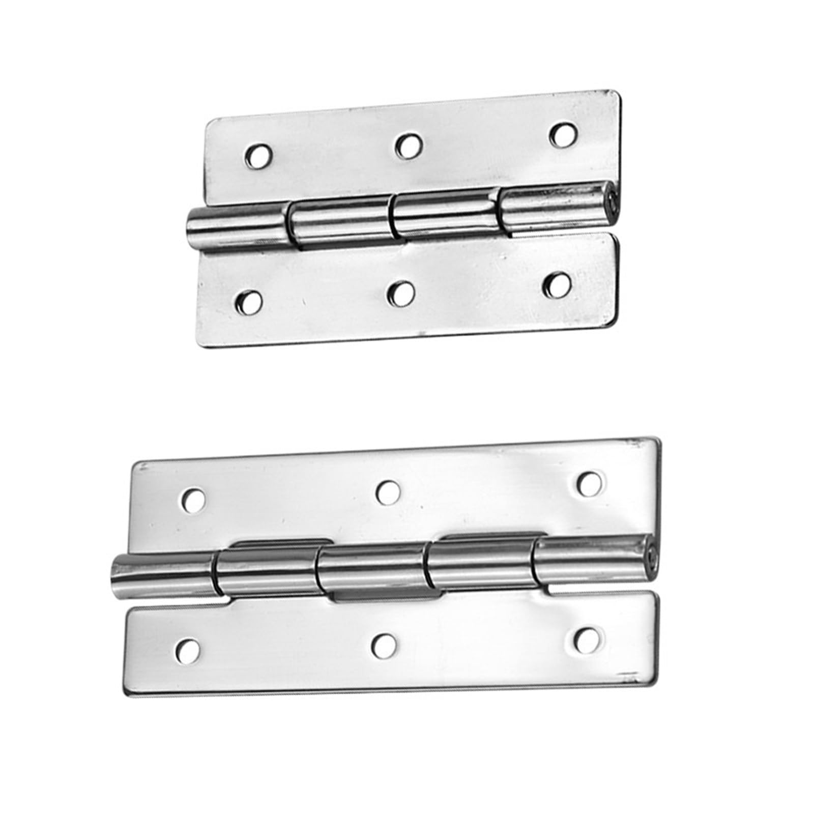 Automatic Folding Hinge Stainless Steel Mechanical Industrial Equipment Cabinet Doors 1Pcs(Large)