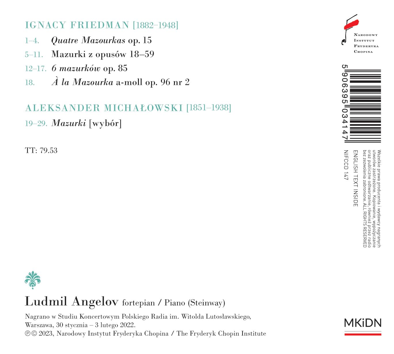 Friedman & Michalowski: Mazurkas