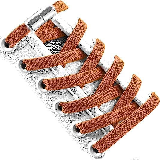 YAVRIXZ Elastic No Tie Shoelaces with magnetic buckles,Tieless Elastic Shoe Laces for Sneaker, Stretch Tieless Shoelaces for Adults and Kids (1 pair, brown) (B0CD89F8K4) Amazon Price History, Amazon Price Tracker