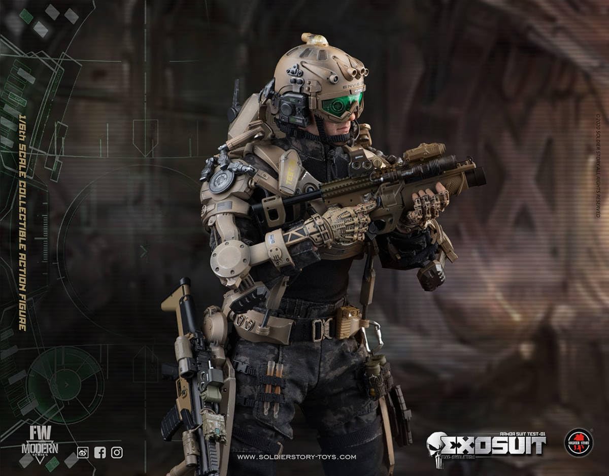 Amazon | Soldier Story 1/6 EXO ARMOR SUIT TEST-01 未開封 SS-122 検