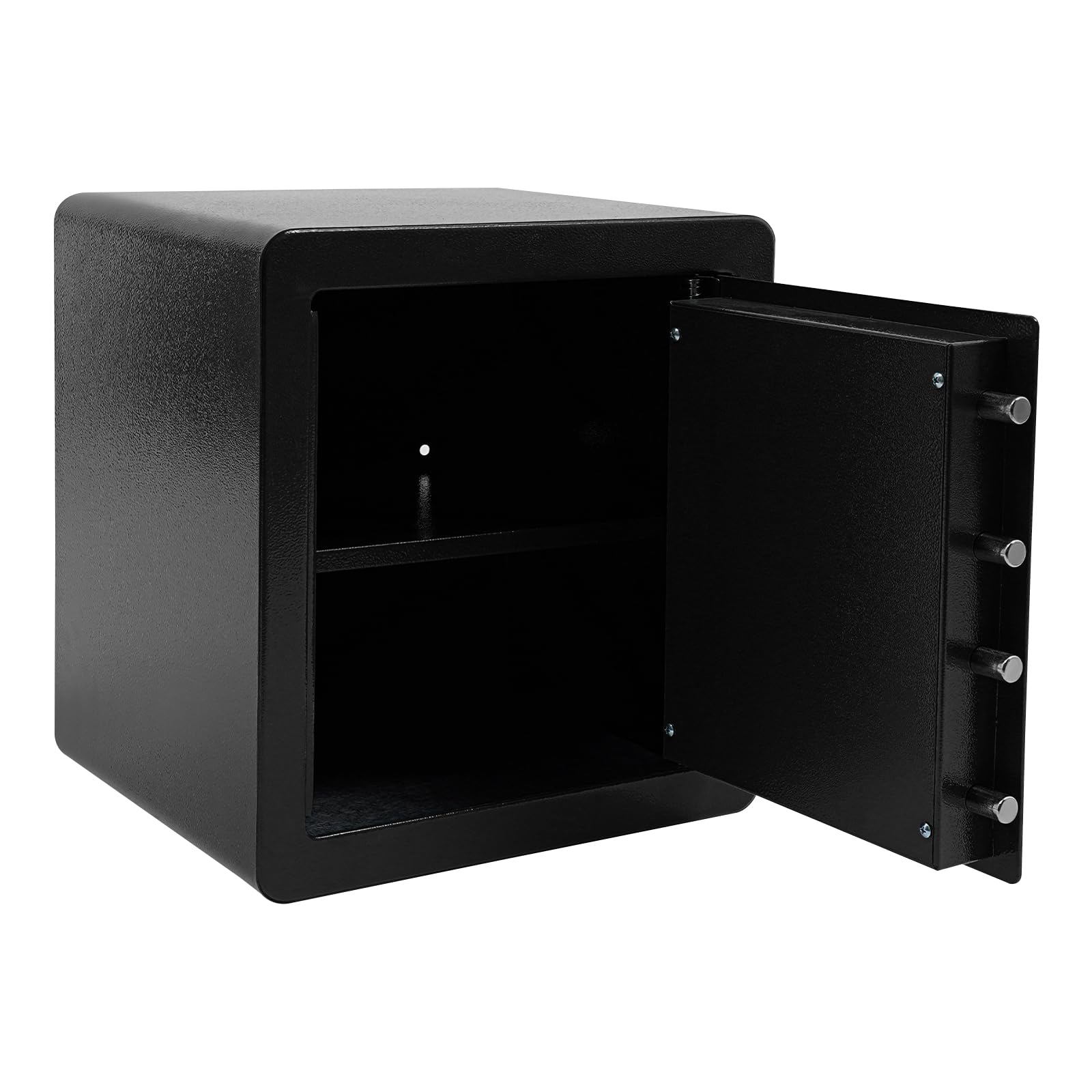 Coffre-fort | Coffre-fort pour la maison | Coffre-fort élégant pour empreintes digitales | Coffre-fort en acier 45 l avec scanner semi-conducteur | Déverrouillage des clés et des empreintes digitales