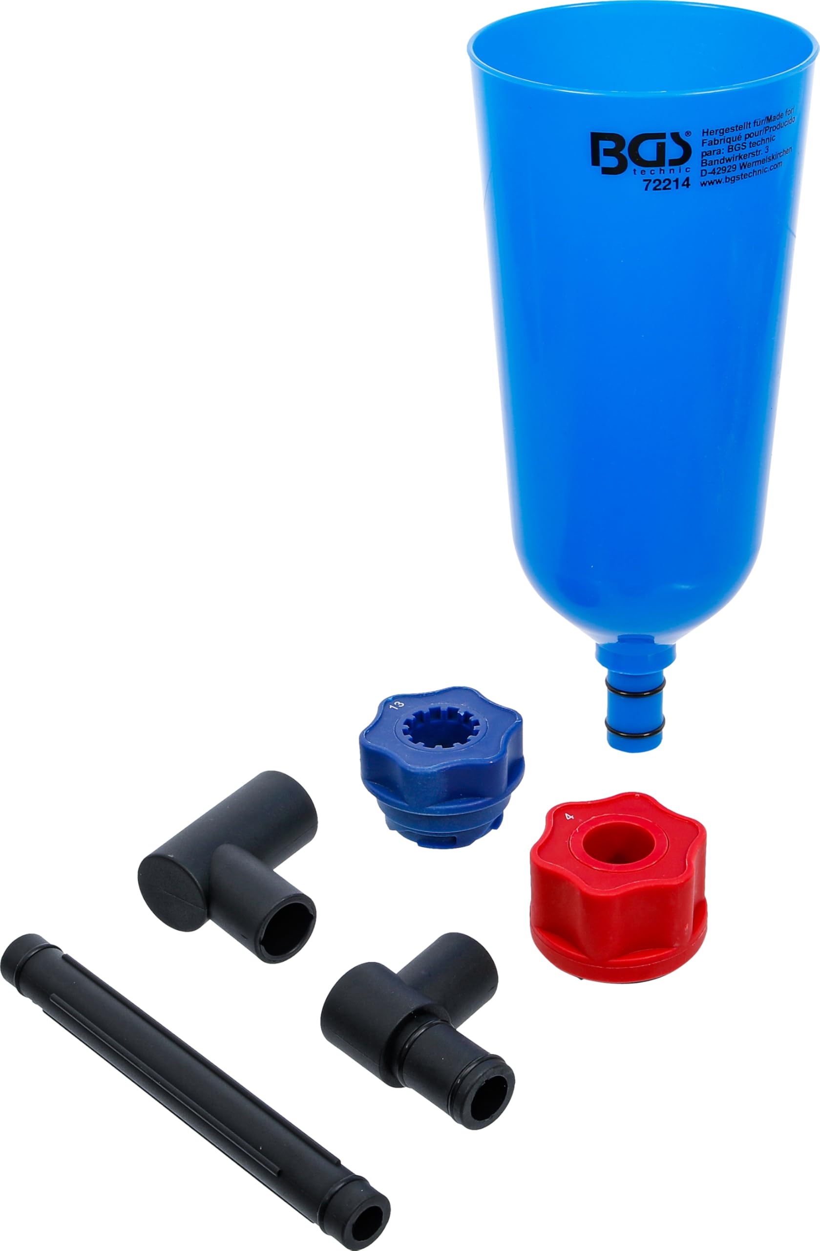 BGS 72214 | Oil Funnel Adaptor Set | Plastic Type | for VAG