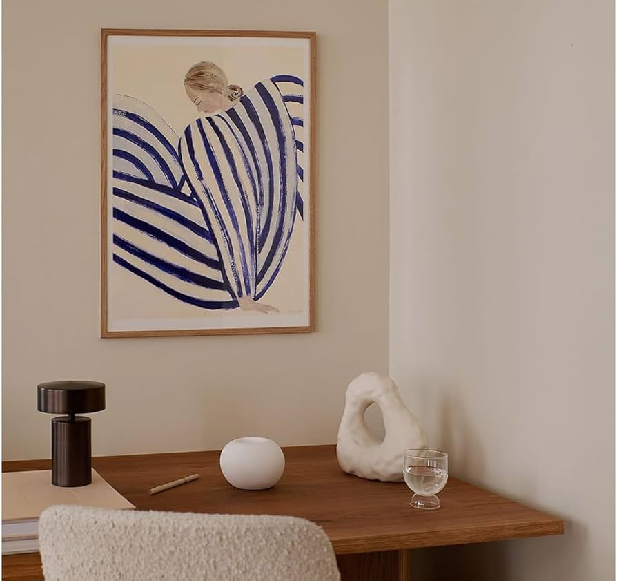 Amazon.co.jp: THE POSTER CLUB ポスター Blue Stripe At Concorde (30