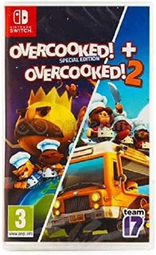 Imagem do produto Overcooked! And Overcooked! 2 Switch - Físico em Amazon