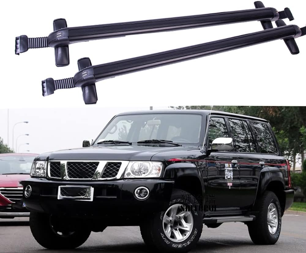 2pcs car Crossbar Roof Racks, for NISSAN Patrol Y61 2005-2013 dedicated Cross Bars Transporting & Storage Rooftop Luggage Holder