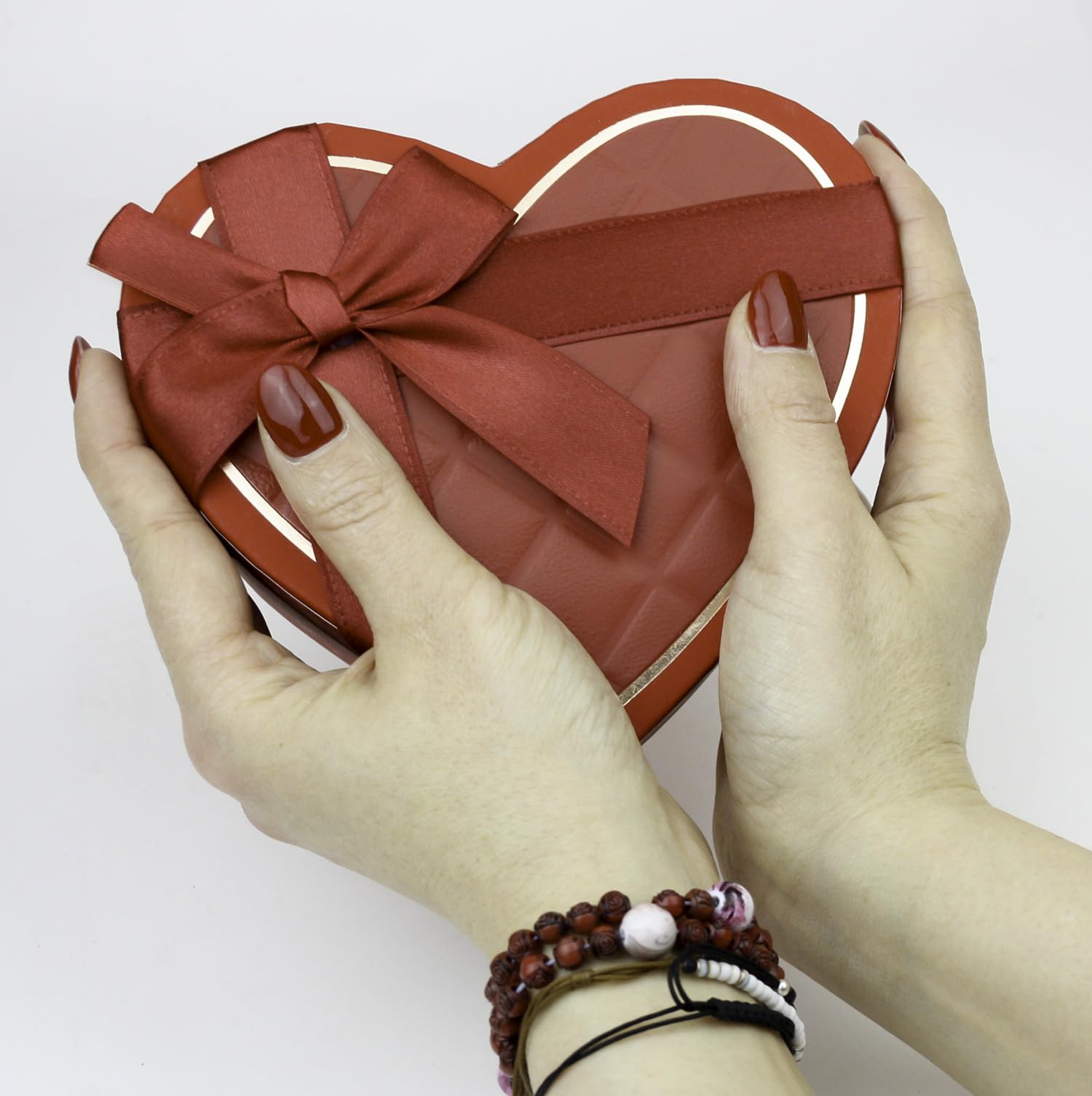 Confezione regalo di lusso Red SketchGroup con 2 nastri di raso e