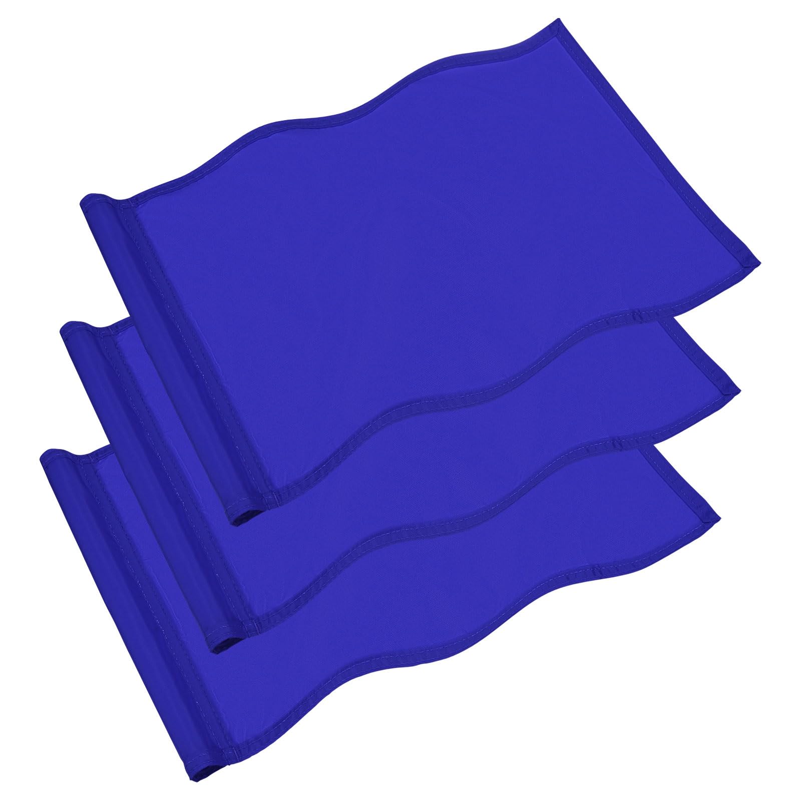 TIXIPEM Golf Flag with Tube Inserted [3pcs] - Nylon Putting Green Golf Target Flag Use for Indoor & Outdoor Courts & Practice Field - [Blue - 20 IN]