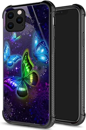 Miniatura 1 de Carcasa para iPhone 11 de cristal templado 9H para niñas y mujeres, diseño de chica hermosa, a prueba de golpes, anti arañazos, para Apple iPhone 11