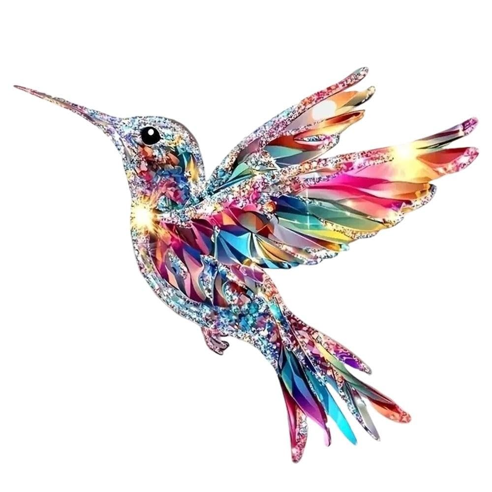 Hummingbird Decorative Car Stickers Adhesive Sticker for Cars Trucks Motorcycles Laptops Windows Glass Walls(15cm-Longest Side)