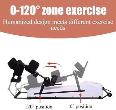 Knee Extension Stretcher, Lower Limb Traction Machine, Leg Training Equipment, Adjustable, for Arthritis/stroke Rehabilitation (L)