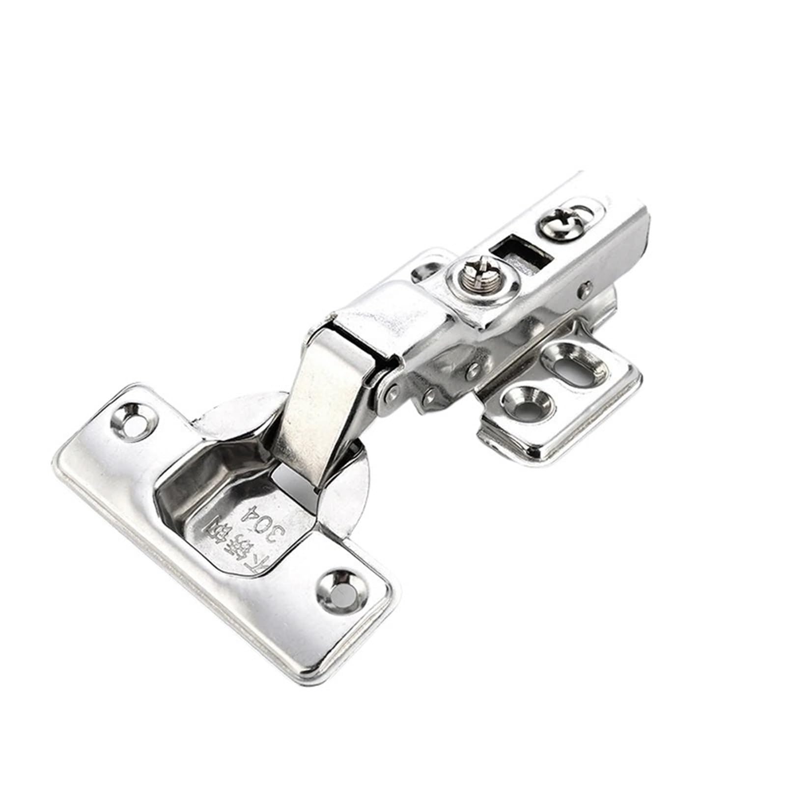 Kdhcvkz Half Overlay 1Pcs Stainless Steel Door Hinges(Half Overlay)