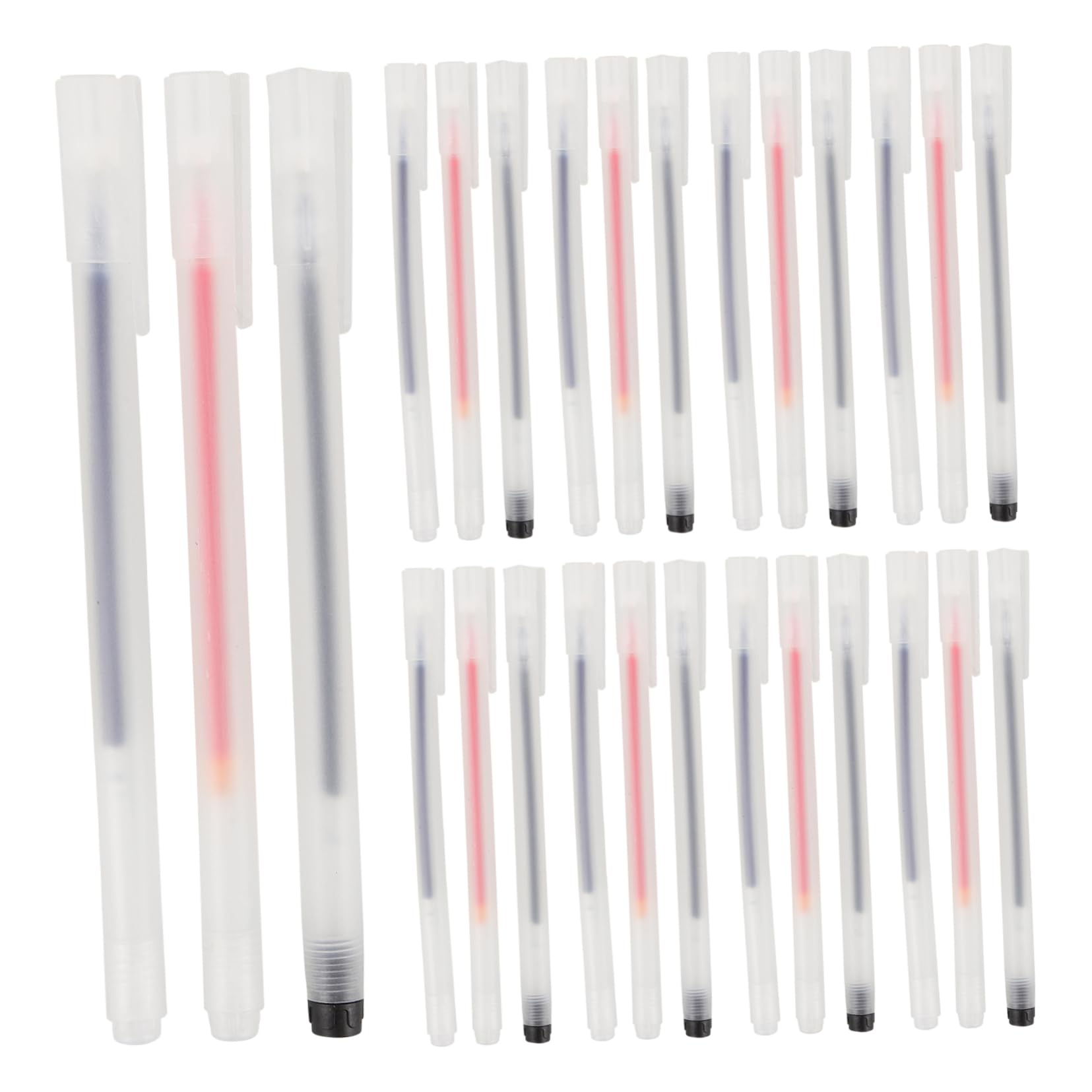 Lurrose Lot De 4 Stylos À Encre Gel À Pointe Fine 30 Pièces X 4 Pour Usage Quotidien Pour Étudiants Et Enseignants