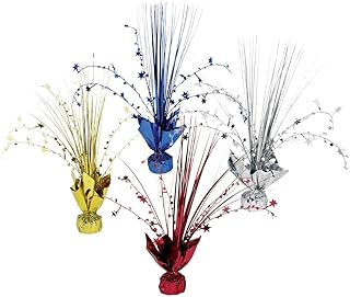 Gold Foil Spray Centerpiece - 12" (1 Count) - Elegant Table Decoration For Parties & Events